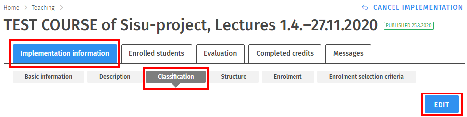 Classification